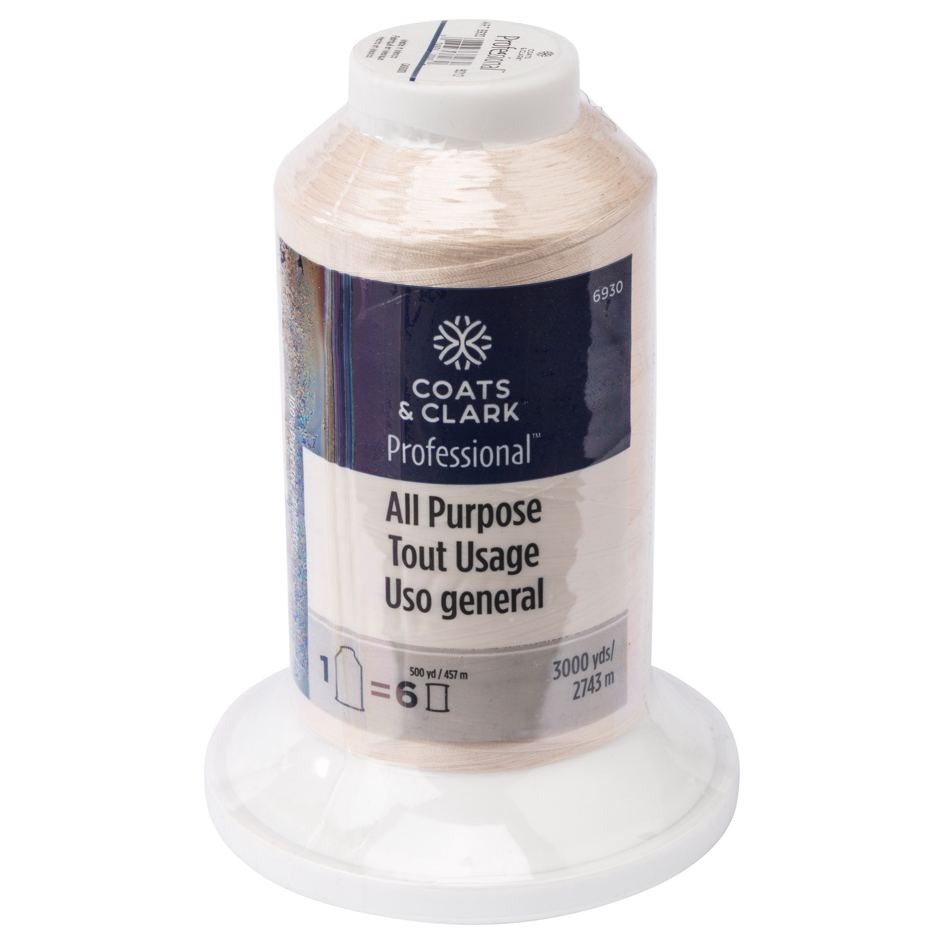 slide 4 of 5, Coats & Clark Professional Thread, 3,000yd., 3000 yd