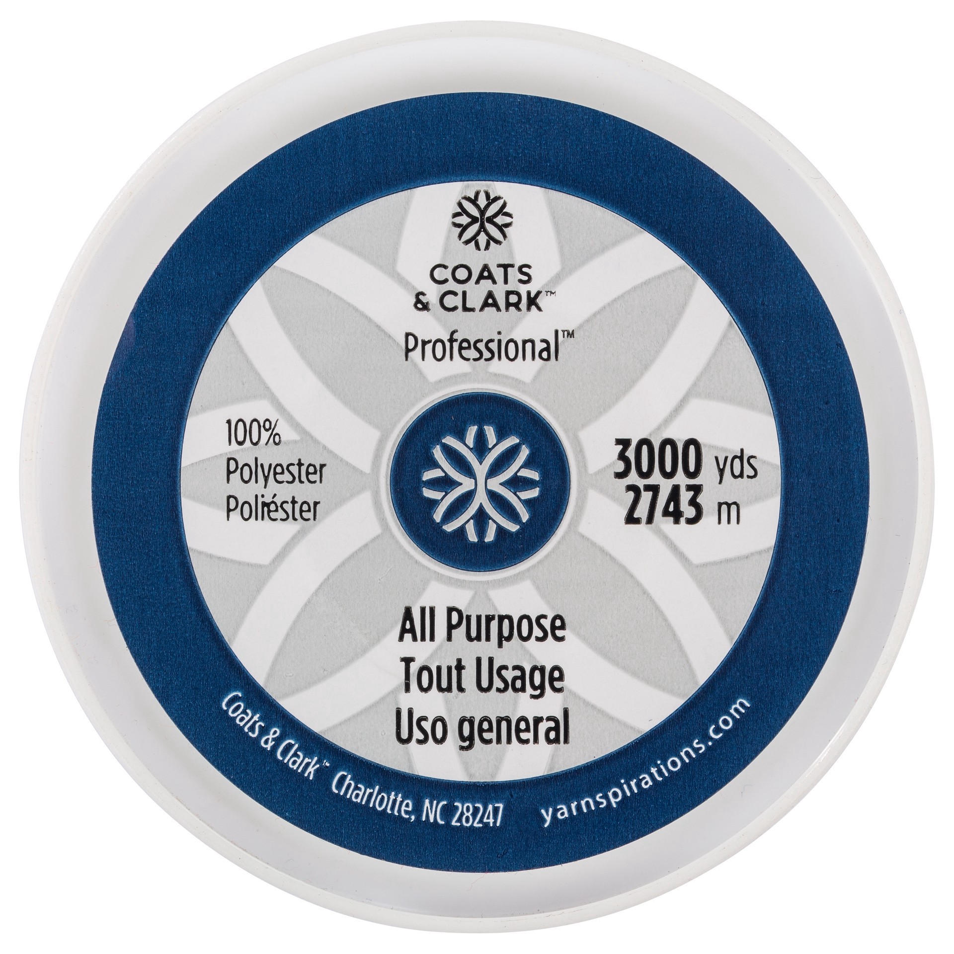 slide 2 of 5, Coats & Clark Professional Thread, 3,000yd., 3000 yd