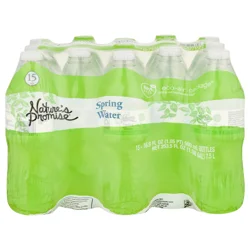 Nature's Promise Spring Water - 15 pk