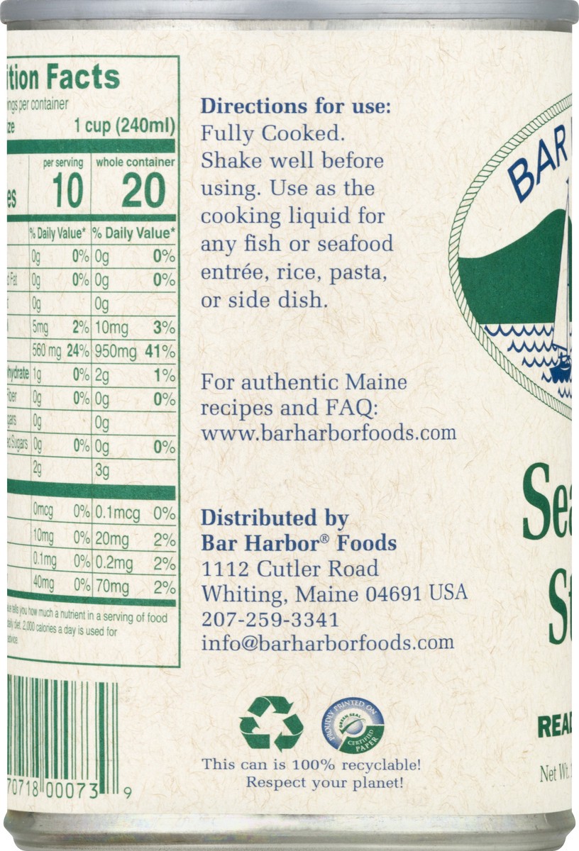 slide 11 of 12, Bar Harbor Seafood Stock, 14.5 oz