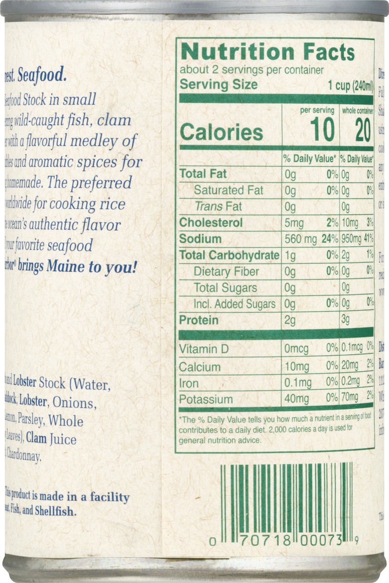 slide 5 of 12, Bar Harbor Seafood Stock, 14.5 oz