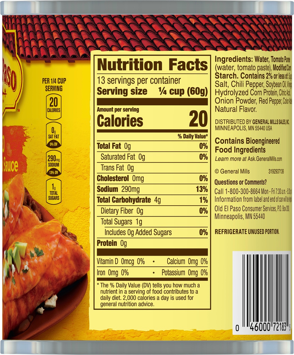 slide 2 of 9, Old El Paso Mild Red Enchilada Sauce, Value Size, 1 ct., 28 oz., 28 oz