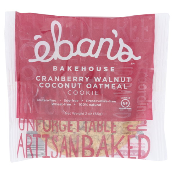 slide 1 of 1, Ebans Bakehouse Cookie Crnbry Walnt Ccnt, 2 oz