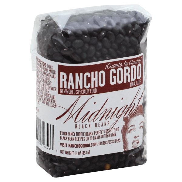 slide 1 of 1, Rancho Gordo Beans Midnight Black, 16 oz