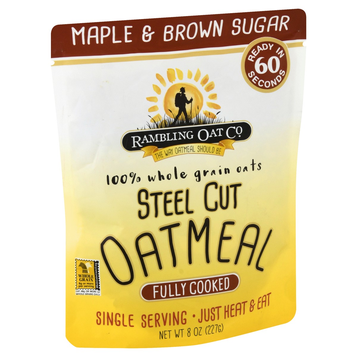 slide 2 of 13, Rambling Oat Co. Steel Cut Maple & Brown Sugar Oatmeal 8 oz, 8 oz