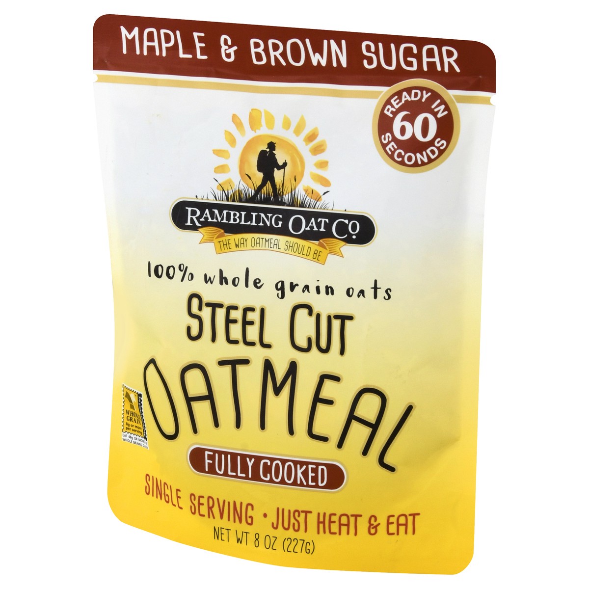 slide 13 of 13, Rambling Oat Co. Steel Cut Maple & Brown Sugar Oatmeal 8 oz, 8 oz