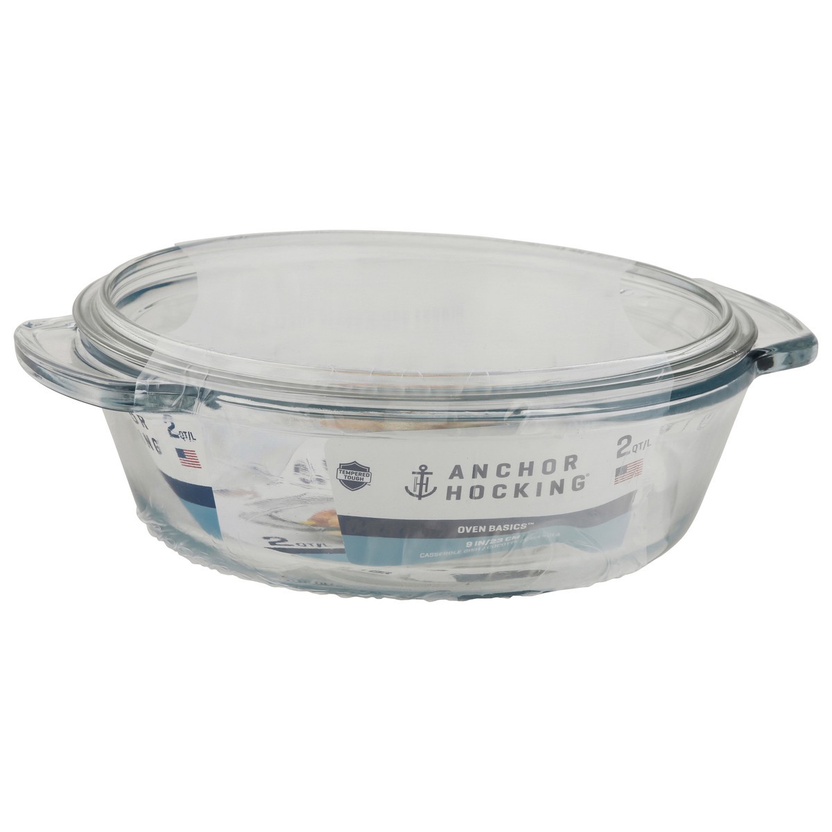 slide 8 of 9, Anchor Hocking Casserole with Glass Cover, 2 qt