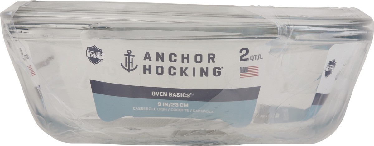 slide 9 of 9, Anchor Hocking Casserole with Glass Cover, 2 qt