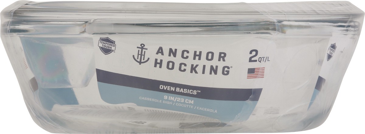 slide 3 of 9, Anchor Hocking Casserole with Glass Cover, 2 qt