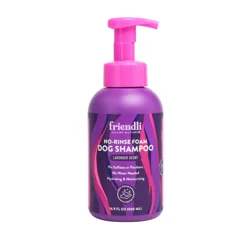 Friendli No-Rinse Foam Dog Shampoo, Lavender Scent