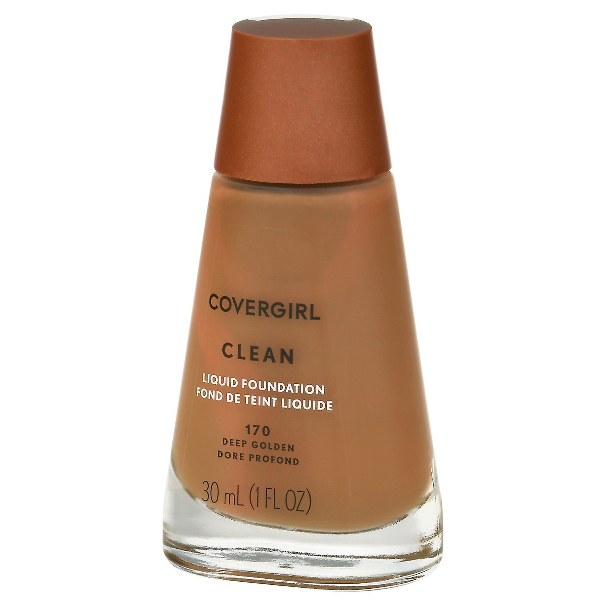 slide 6 of 12, Covergirl Clean Deep Golden 170 Liquid Foundation 1 fl oz, 1 fl oz