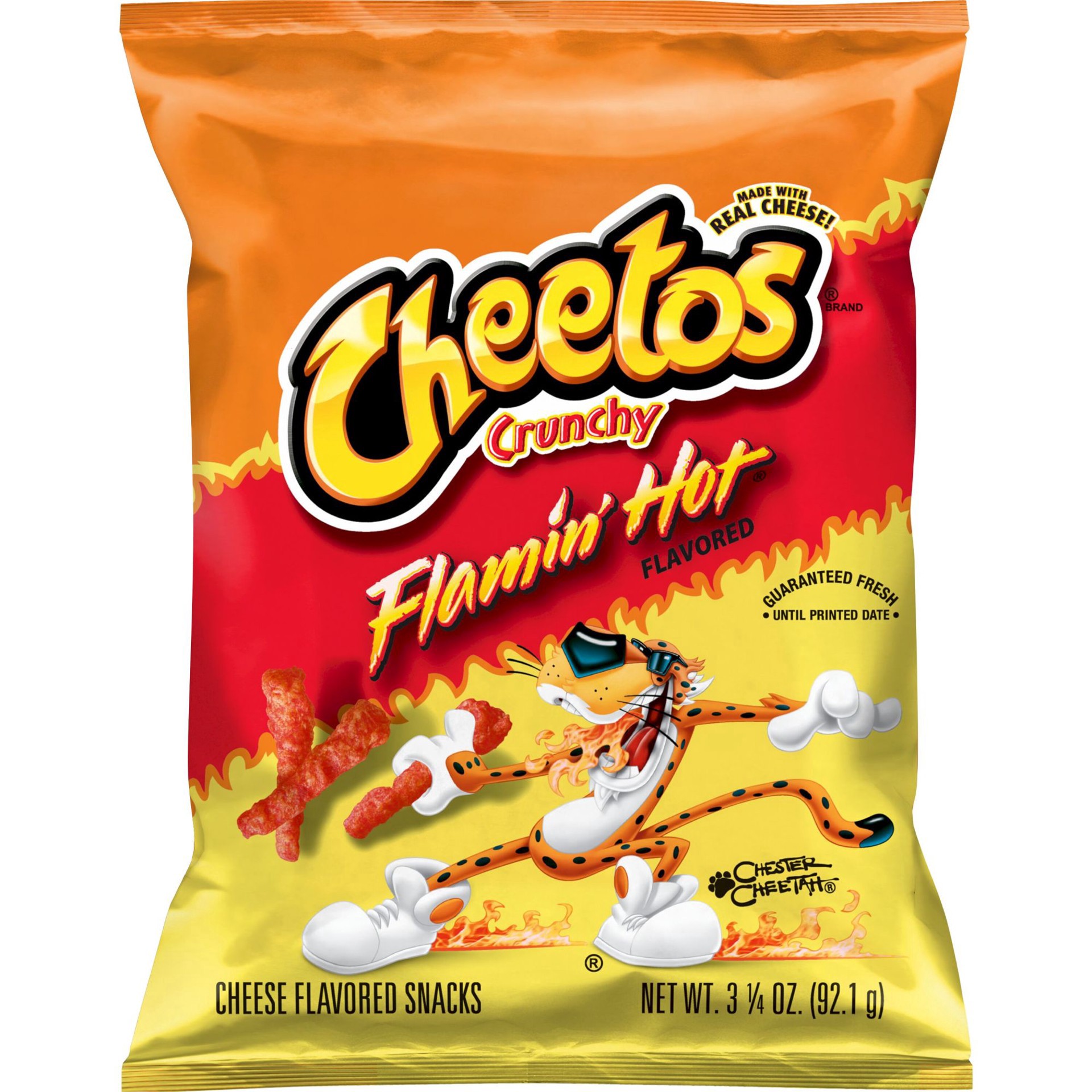 slide 1 of 1, Cheetos Flamin Hot Vsingle, 3.25 oz
