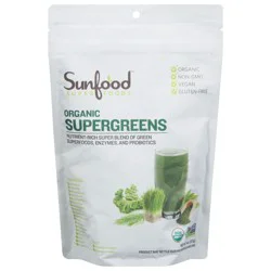 SunFood Superfoods Organic Supergreens 8 oz