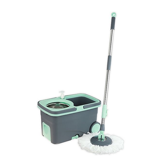 slide 1 of 3, Casabella Spin Cycle Mop - Mint, 1 ct