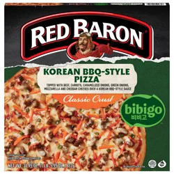 Red Baron x bibigo Korean BBQ Style Classic Crust Pizza, 21.95 oz