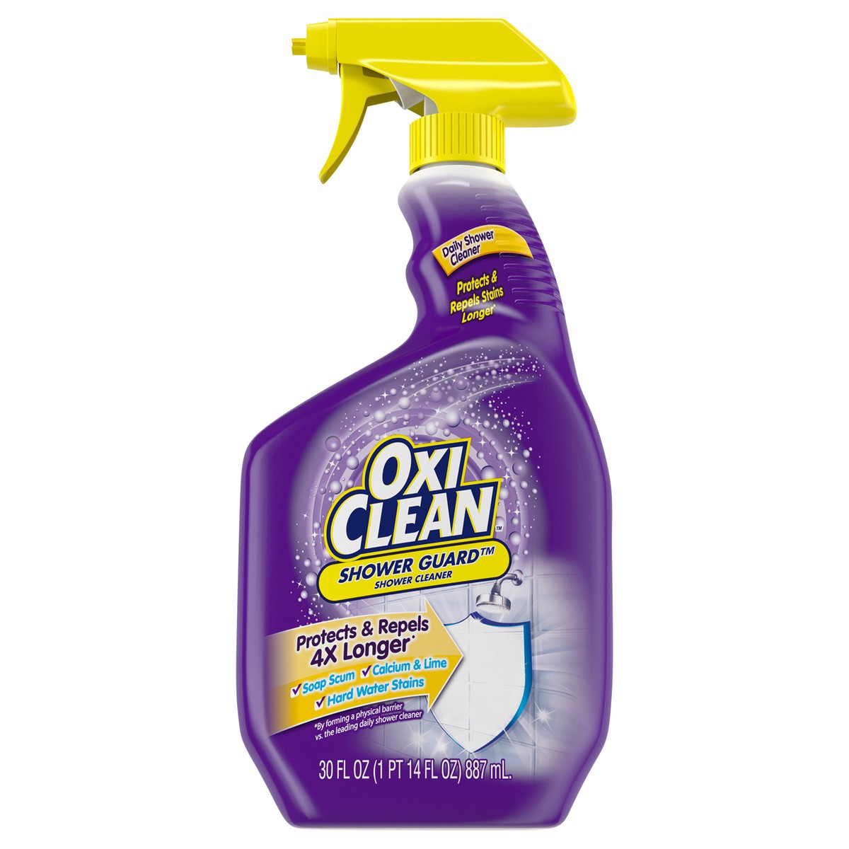 slide 1 of 3, Oxi-Clean Shower Guard Daily Shower Cleaner, 30?oz., Protects & Repels Stains, 30 fl oz