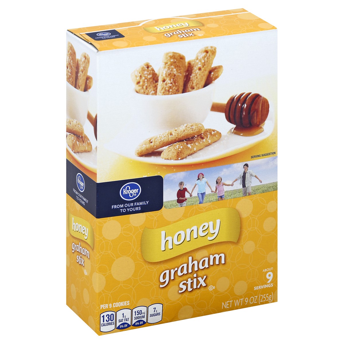 slide 4 of 5, Kroger Honey Graham Stix, 9 oz