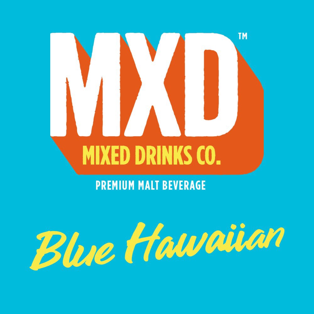 slide 6 of 6, Mxd Blue Hawaiian 4 Pack Cans, 48 oz