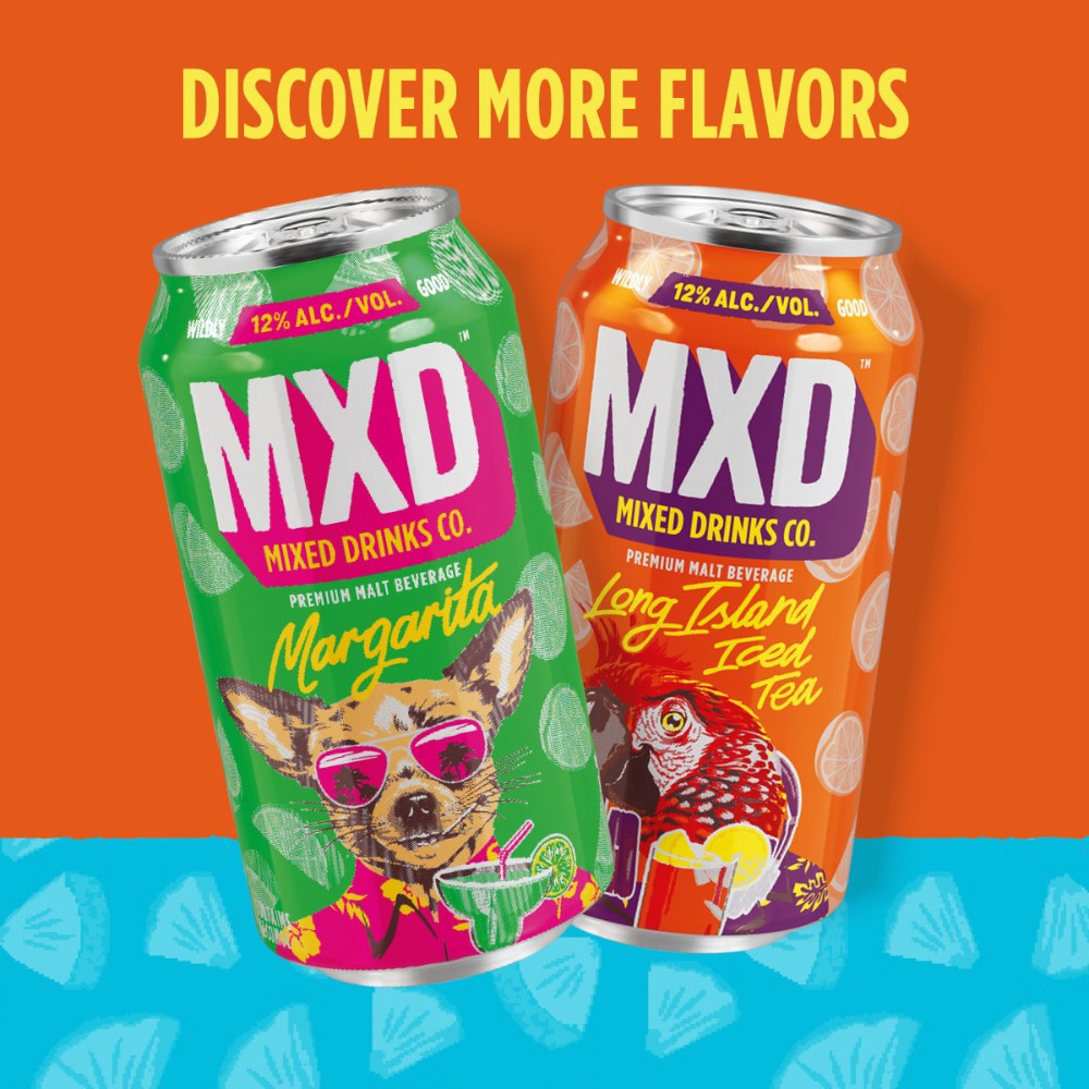 slide 5 of 6, Mxd Blue Hawaiian 4 Pack Cans, 48 oz