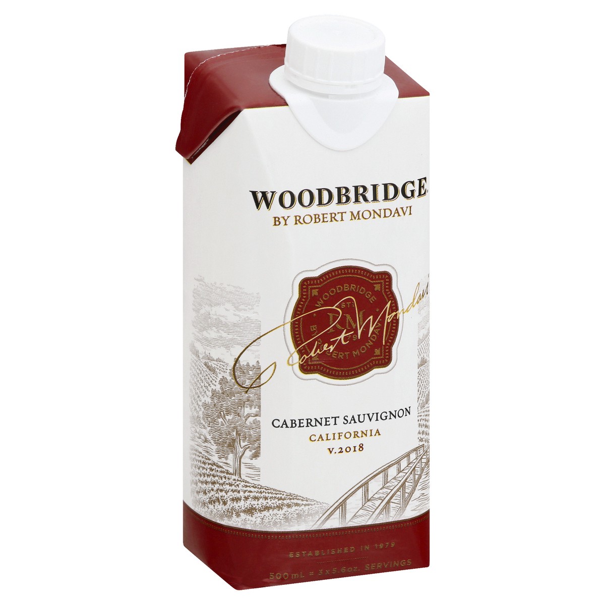 slide 7 of 7, Woodbridge by Robert Mondavi Cabernet Sauvignon Red Wine, 500 mL Box, 16.91 fl oz