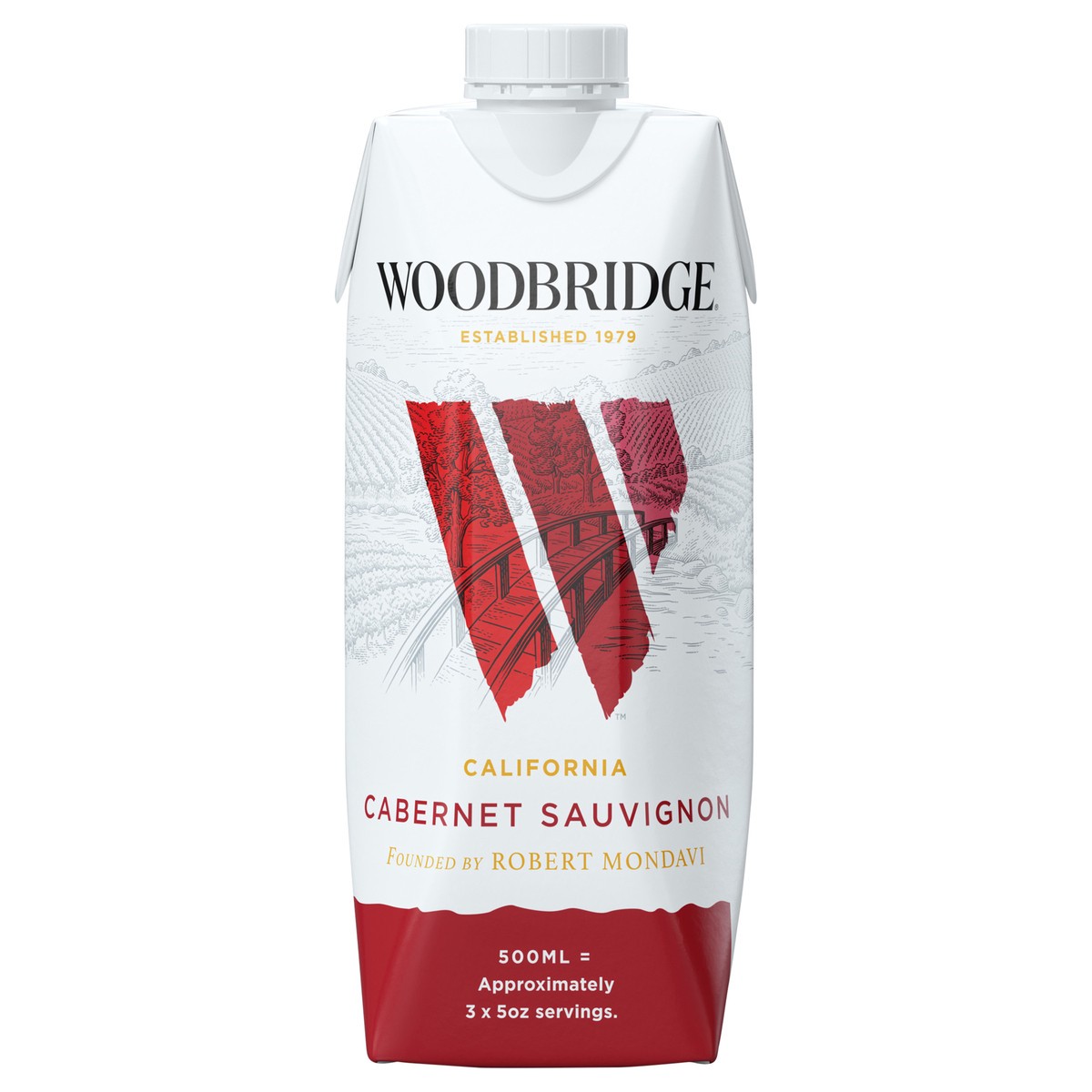 slide 1 of 7, Woodbridge by Robert Mondavi Cabernet Sauvignon Red Wine, 500 mL Box, 500 ml