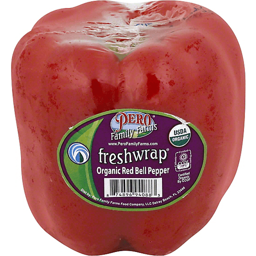 slide 2 of 3, Pero Family Farms Organic Red Bell Pepper, 1 ct