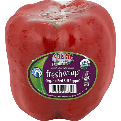slide 3 of 3, Pero Family Farms Organic Red Bell Pepper, 1 ct
