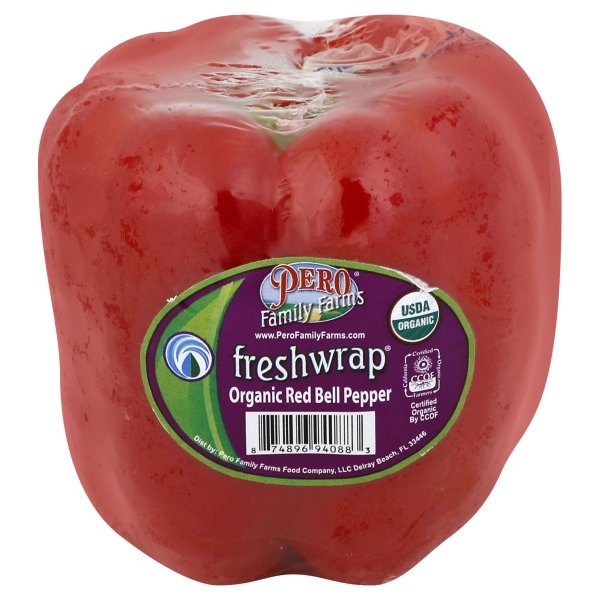 slide 1 of 3, Pero Family Farms Organic Red Bell Pepper, 1 ct