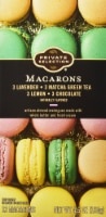 slide 1 of 1, Private Selection Frozen Macarons Green Tea Lavender Lemon Chocolate, 12 ct; 2.58 oz