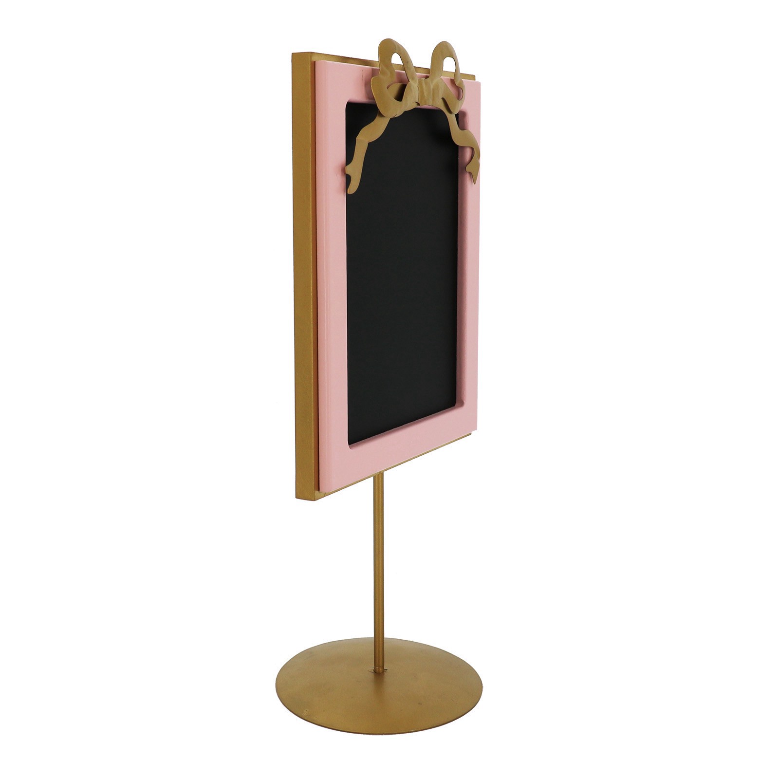 slide 2 of 4, 12" Pink & Gold Tabletop Chalkboard Decor By Ashland, 5.5 in x 3.75 in x 12 in