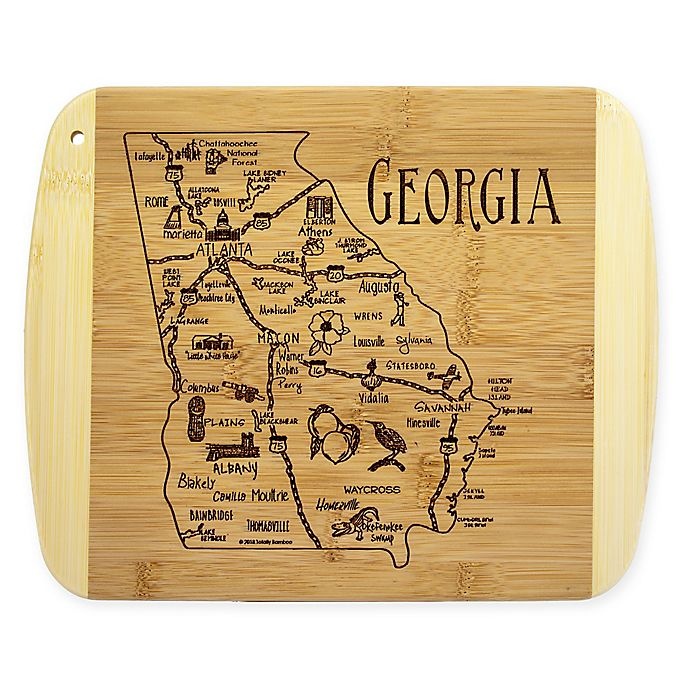 slide 1 of 1, Totally Bamboo Georgia Slice of Life Cutting Board, 1 ct