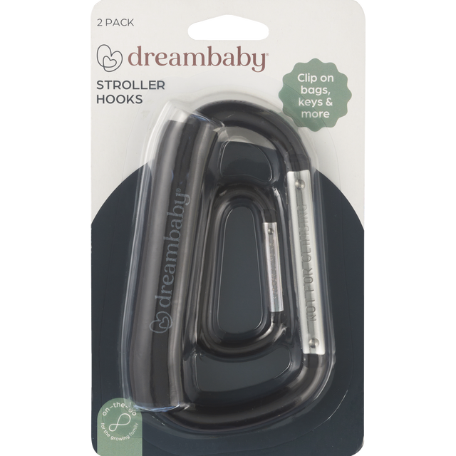slide 1 of 1, Dreambabyâ Stroller Hooks, 2 Ct, 2 ct