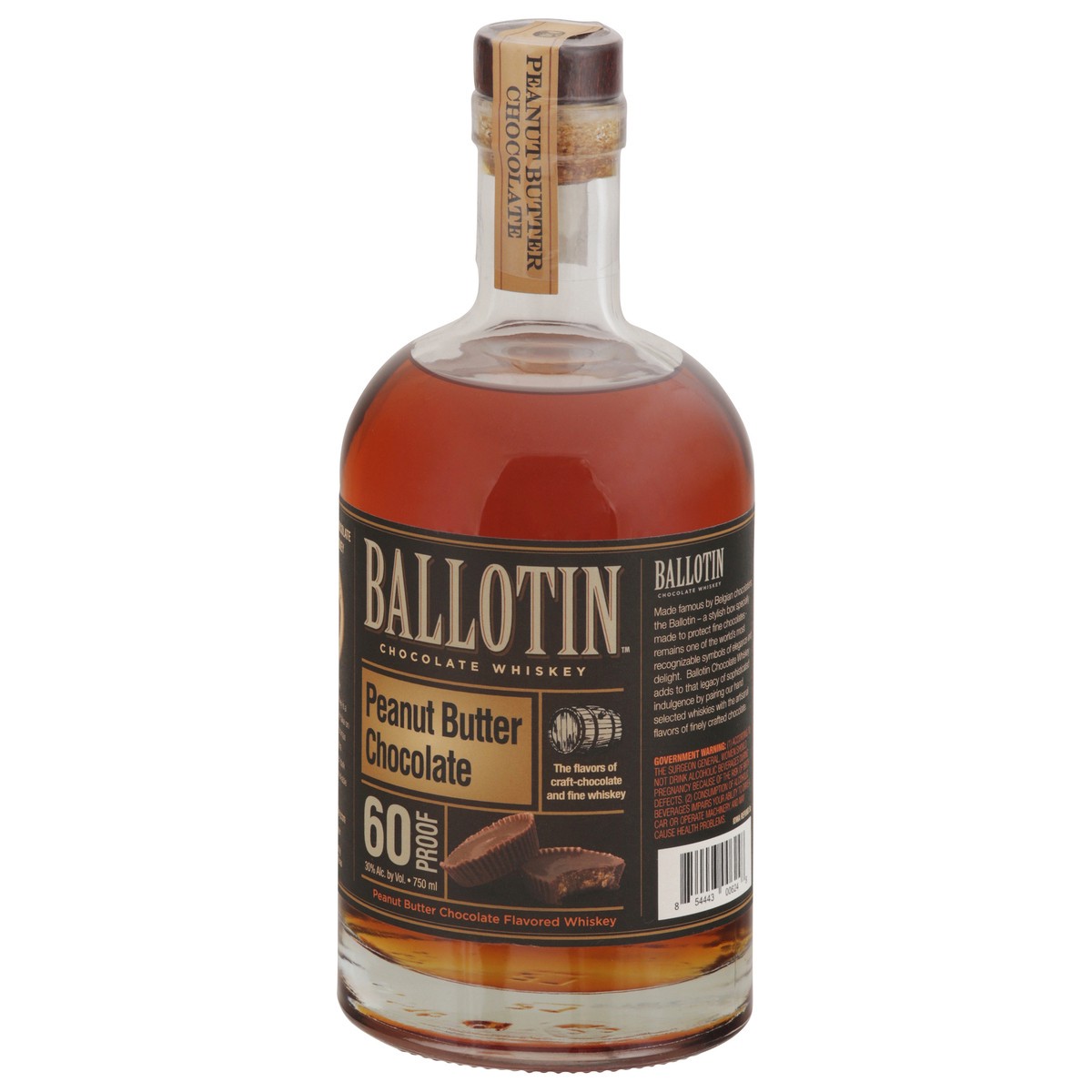 slide 7 of 12, Ballotin Peanut Butter Chocolate Chocolate Whiskey 750 ml, 750 ml
