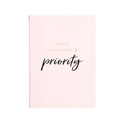 slide 1 of 1, Eccolo Guided Journal Make Yourself A Priority, 6 in x 8 in