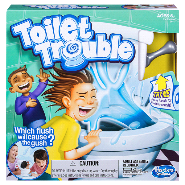 slide 1 of 1, Hasbro Toilet Trouble Board Game, 1 ct