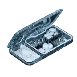 NuvoMed Pill Cutter with 4 Storage Compartments, 1 ct