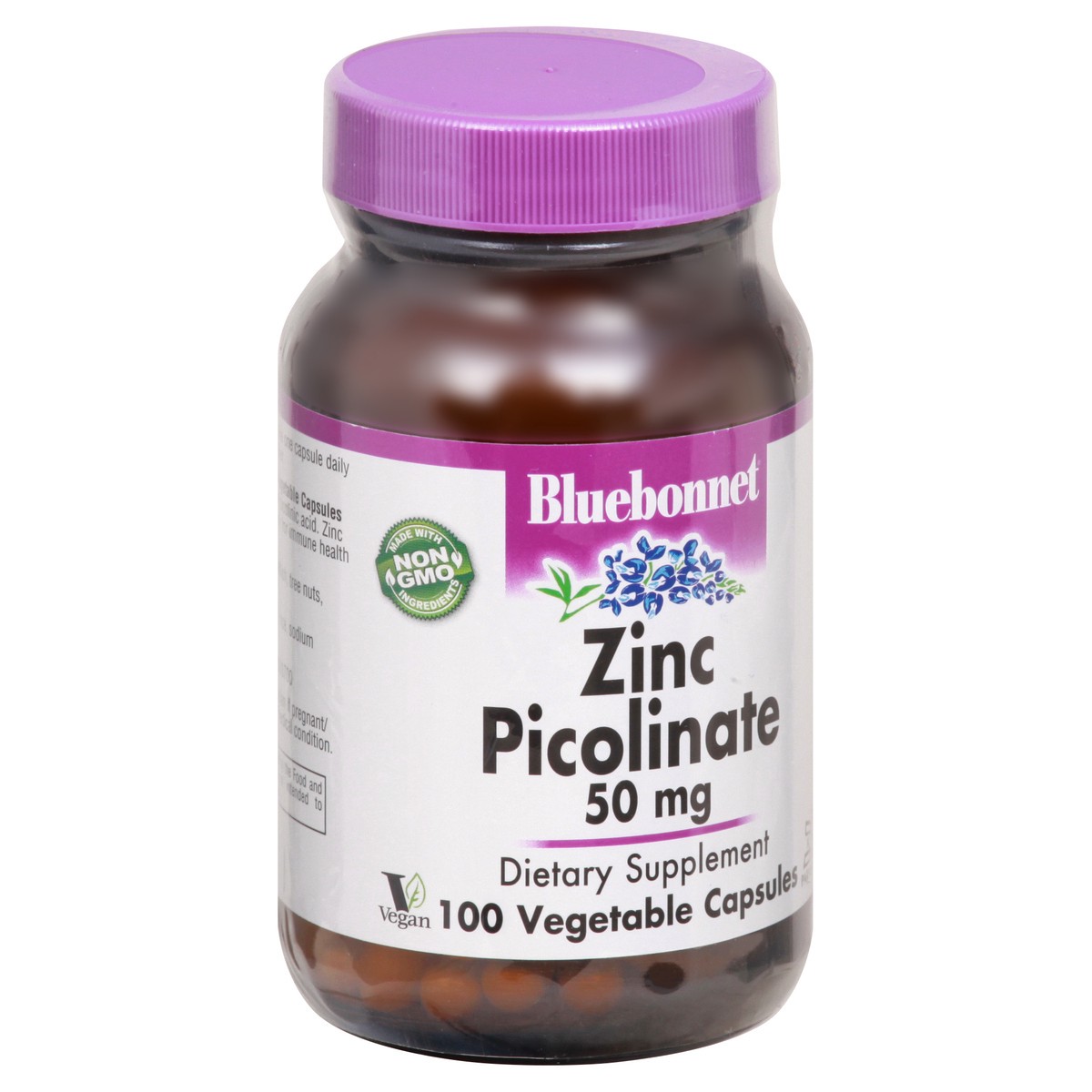 slide 2 of 10, Bluebonnet Nutrition Zinc Picolinate, 50 mg, Capsules, 100 ct