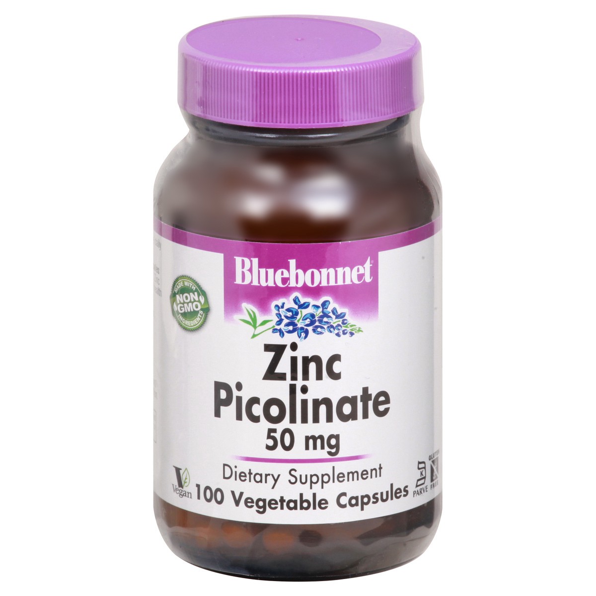 slide 1 of 1, Bluebonnet Nutrition Zinc Picolinate 50 Mg , 100 ct