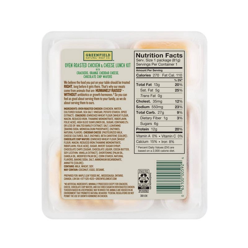 slide 3 of 3, Greenfield Chicken Lunch Kit, 2.9 oz