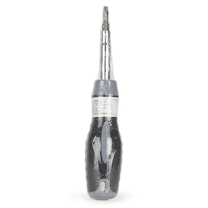 slide 1 of 1, Kikkerland 6-in-1 Toughgrip Screwdriver, 1 ct