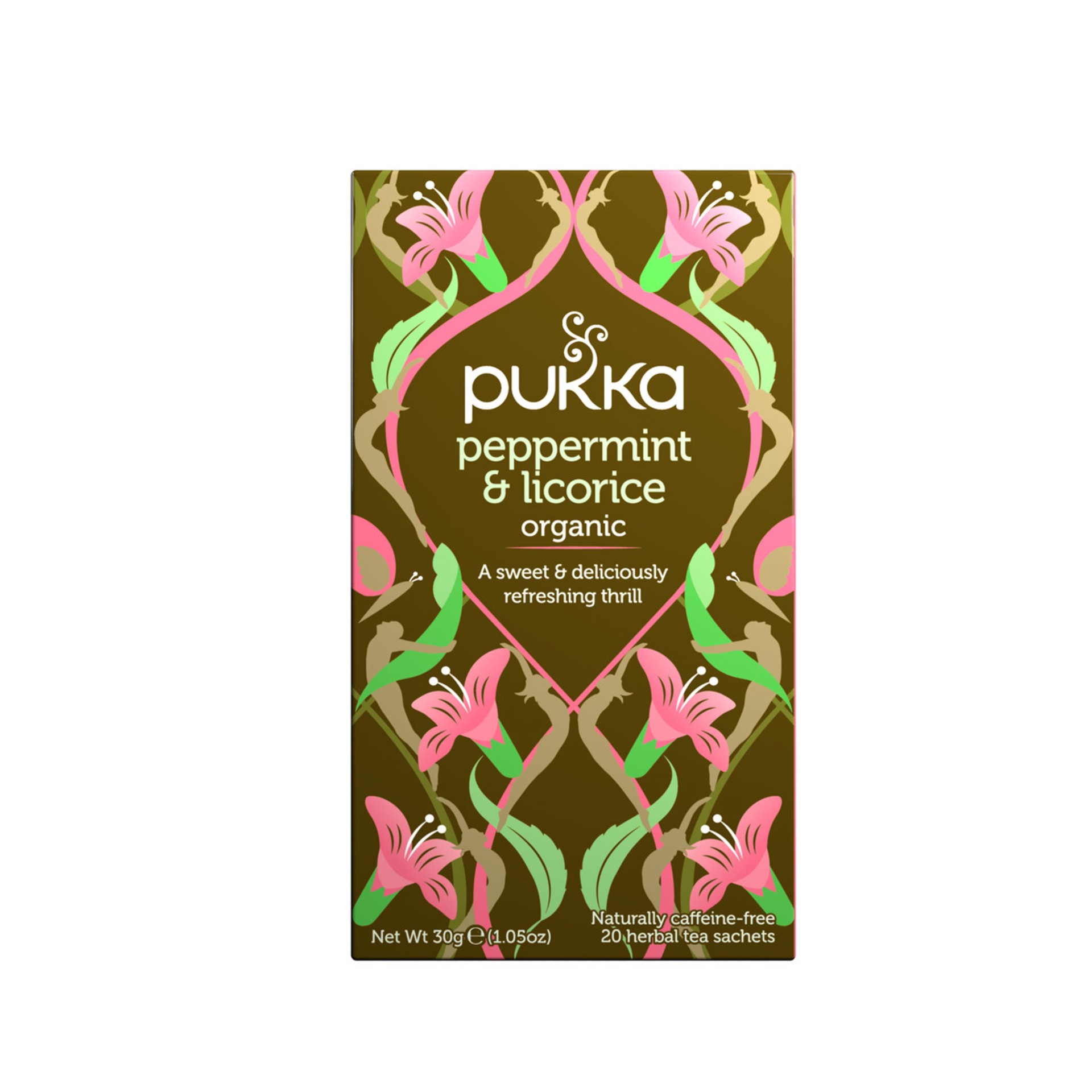 slide 1 of 4, Pukka Organic Herbal Tea Peppermint & Licorice, 20 Tea Bags - 20 ct, 20 ct