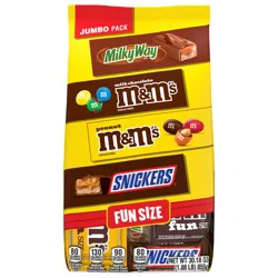 Mars M&M'S, SNICKERS & MILKY WAY Fun Size Chocolate Candy Variety Pack, Bulk Bag