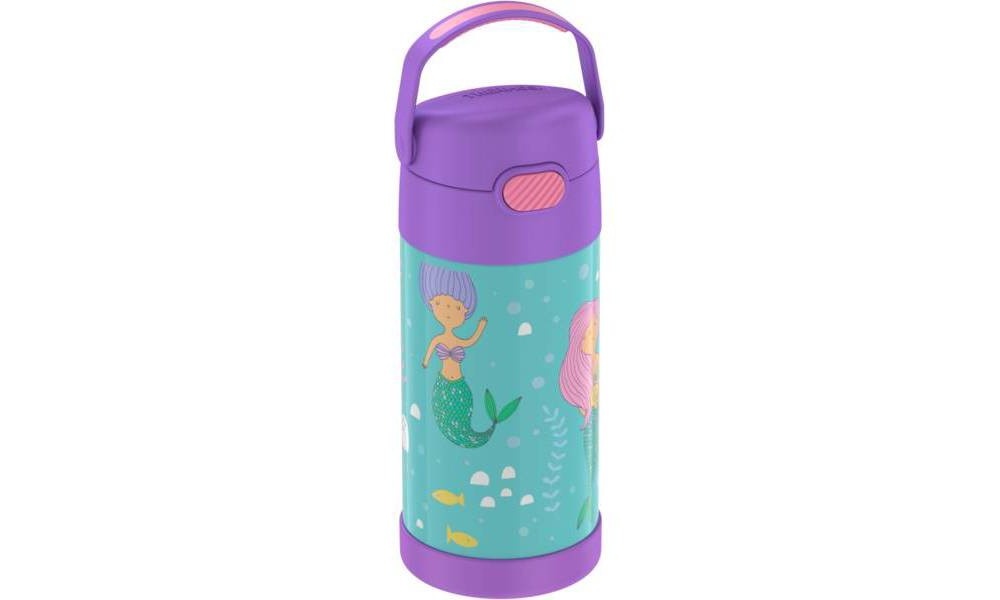 Thermos Mermaid FUNtainer Water Bottle with Bail Handle Lavender/Blue Shipt
