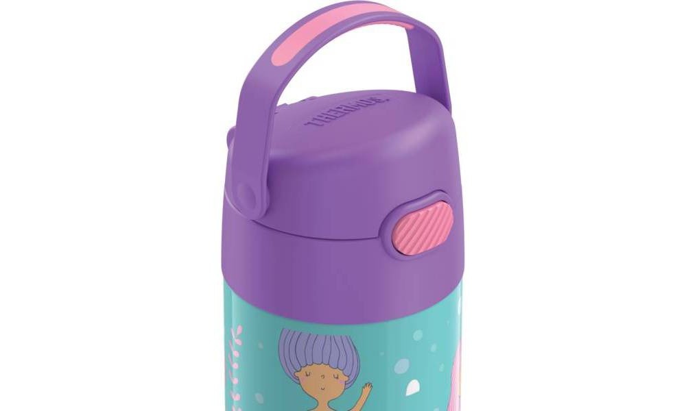 Thermos Mermaid FUNtainer Water Bottle with Bail Handle Lavender/Blue Shipt