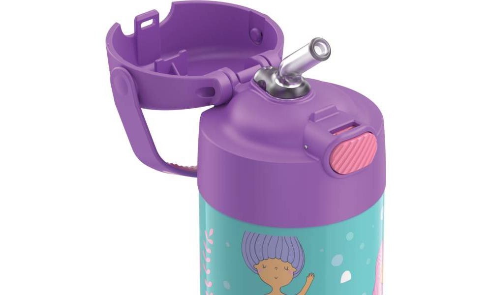 Thermos Mermaid FUNtainer Water Bottle with Bail Handle Lavender/Blue Shipt