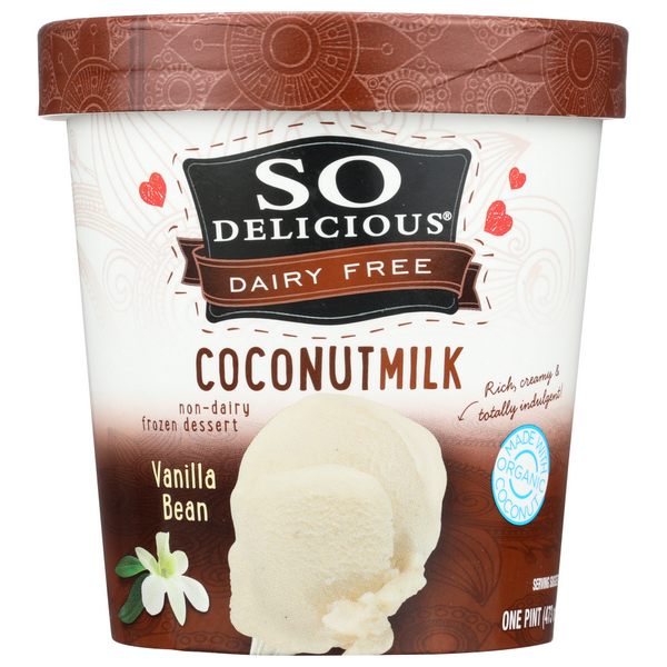 slide 1 of 15, So Delicious Dairy Free Vanilla Bean Coconut Milk Frozen Dessert, 16 oz