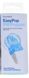 NuvoMed Easy Pop Pill Popper - Blue, 1 ct