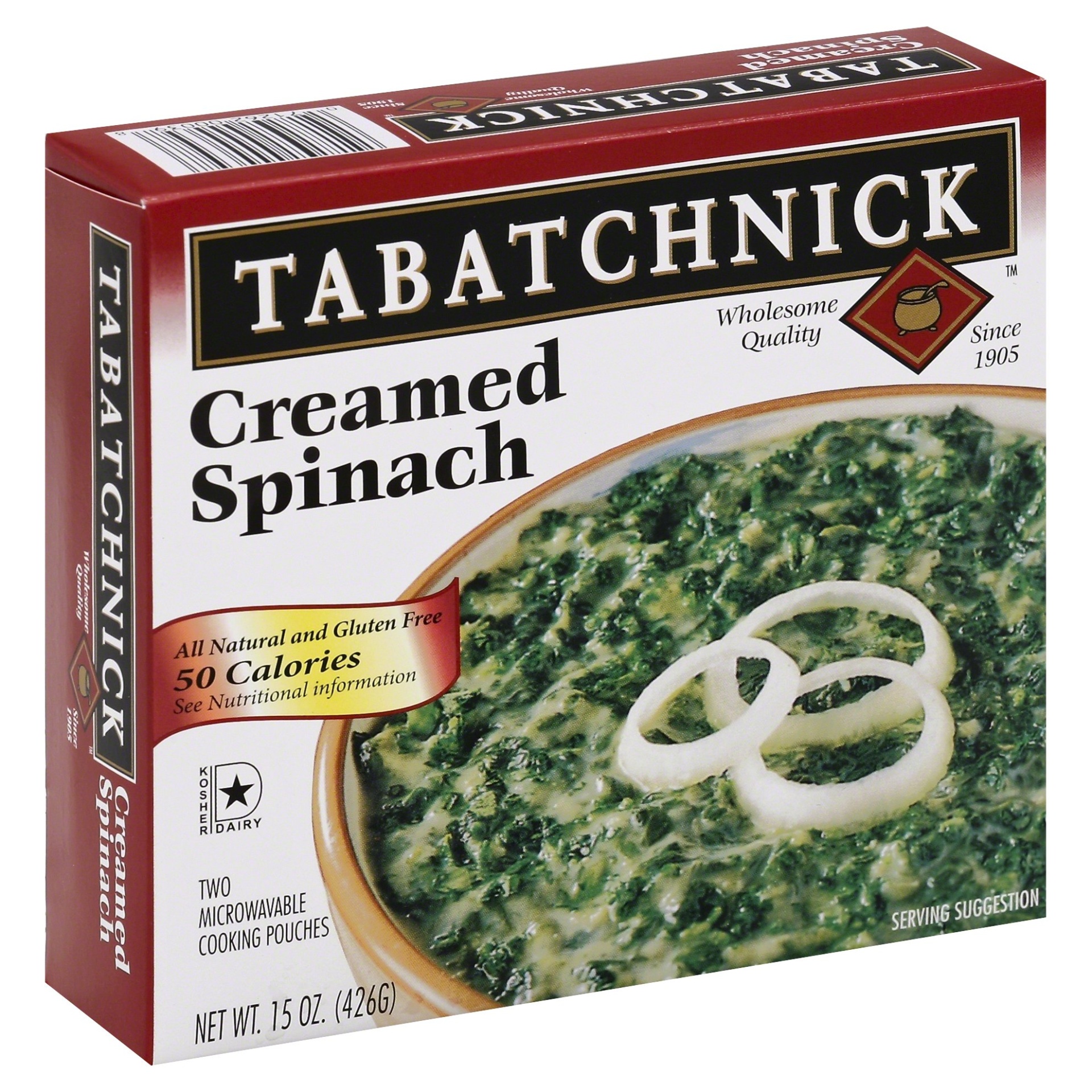 slide 1 of 1, Tabatchnick Creamed Spinach Soup, 15 oz