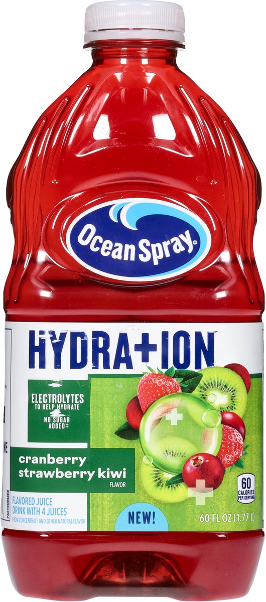 slide 8 of 13, Ocean Spray Hydration Cranberry Strawberry Kiwi Juice Drink, 60 Fl Oz Bottle, 60 fl oz