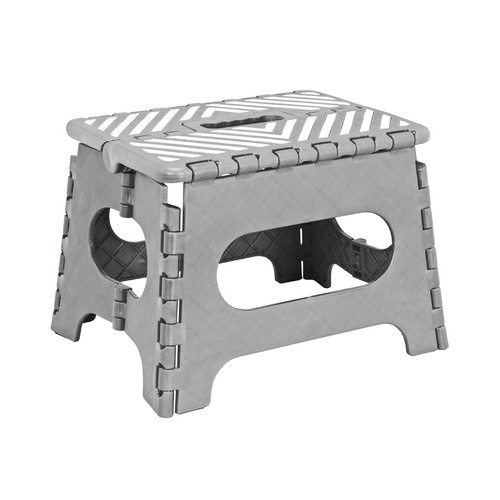 slide 1 of 1, 9" folding step stool, 1 ct